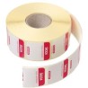 Každodenní štítky na bezpečnost potravin, víceúčelové, snadno odstranitelné, HENDI, 1000 ks v roli, Červená, 1000 ks, 25x25mm