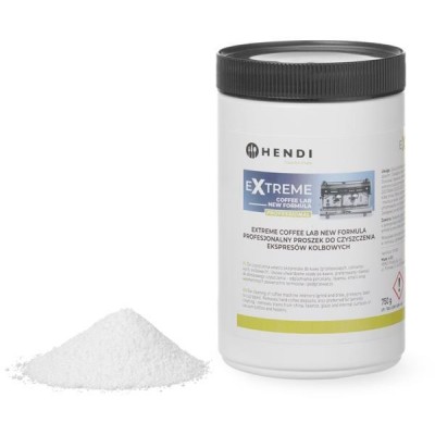 Extreme Coffee Lab NEW FORMULA profesionální čistící prostředek na pákové kávovary, HENDI, 0,75 kg