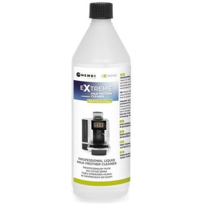 Extreme Milk Frother Cleaner Profesionální kapalina pro čištění potrubí pro napěnění mléka v kávovarech, HENDI, 1 l