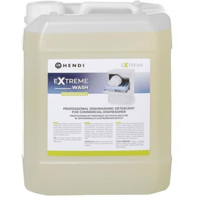 Extreme Wash Profesionální mycí prostředek na nádobí pro profesionální myčky, HENDI, 10 l