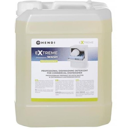 Extreme Wash Profesionální mycí prostředek na nádobí pro profesionální myčky, HENDI, 10 l