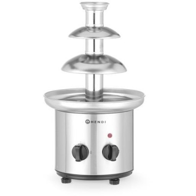 Čokoládová fontána 3 patra, HENDI, 230V/190W, ⌀215x(H)375mm