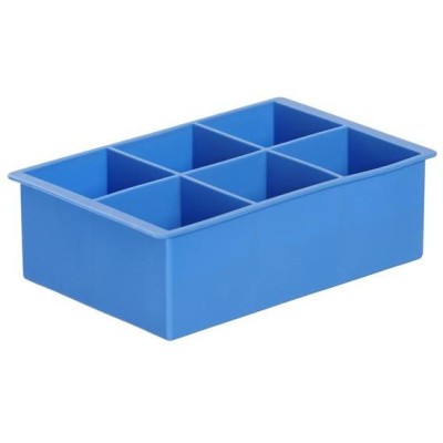 Forma na velké kostky ledu, BarUp, Modrá, 170x110x(H)52mm