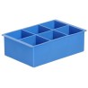 Forma na velké kostky ledu, BarUp, Modrá, 170x110x(H)52mm