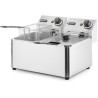 Fritéza Kitchen Line - 2x4L, HENDI, Kitchen Line, 8L, 230V/6000W, 470x380x(H)315mm