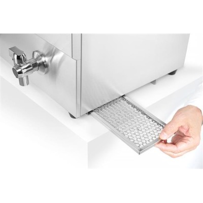 Indukční fritéza s výpustí - 2 x 8 l, HENDI, Profi Line, 16L, 230V/7000W, 577x609x(H)410mm