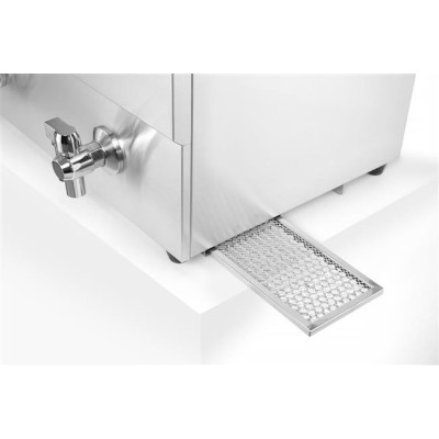 Indukční fritéza s výpustí - 2 x 8 l, HENDI, Profi Line, 16L, 230V/7000W, 577x609x(H)410mm