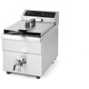 Fritéza indukční s výpustí, obj. 8 l, HENDI, 8L, Světle šedá, 230V/3500W, 288x619x(H)408mm