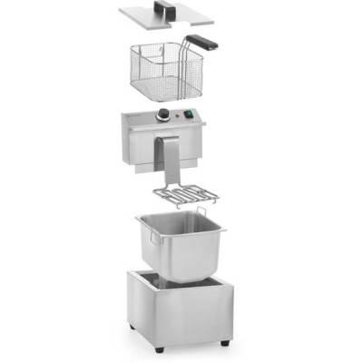 Ruční fritéza, 8 l, HENDI, Profi Line, 8L, 230V/3500W, 305x460x(H)369mm