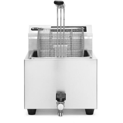 Fritéza Profi Line digitální s výpustí - 8 l, HENDI, Profi Line, 8L, 230V/3500W, 305x515x(H)345mm