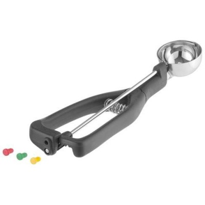 Naběračka na zmrzlinu pro leváky, Stöckel, 1/30, Černá, ⌀49x(H)mm