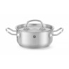 Hrnce na dušení s nízkým víkem, HENDI, Kitchen Line, 1,4L, ⌀160x(H)75mm