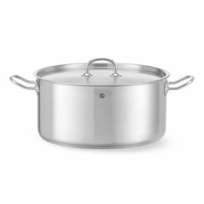 Nízký hrnec s pokličkou, HENDI, Kitchen Line, 12L, ⌀320x(H)150mm