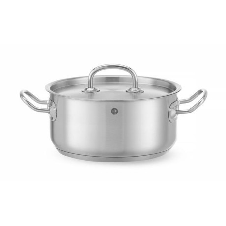 Nízký hrnec s pokličkou, HENDI, Kitchen Line, 2,9L, ⌀200x(H)95mm