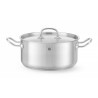 Hrnce na dušení s nízkým víkem, HENDI, Kitchen Line, 4,9L, ⌀240x(H)110mm