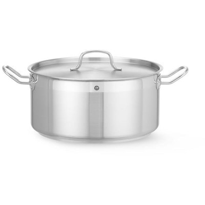 Nízký hrnec s pokličkou, HENDI, Profi Line, 12L, ⌀320x(H)150mm