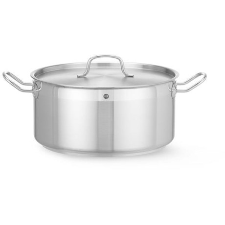 Nízký hrnec s pokličkou, HENDI, Profi Line, 12L, ⌀320x(H)150mm