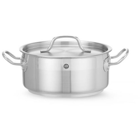 Nízký hrnec s pokličkou, HENDI, Profi Line, 2,8L, ⌀200x(H)90mm