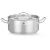 Nízký hrnec s pokličkou, HENDI, Profi Line, 2,8L, ⌀200x(H)90mm