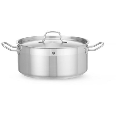 Nízký hrnec s pokličkou, HENDI, Profi Line, 7,5L, ⌀280x(H)120mm