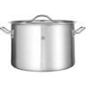 Střední hrnec s poklicí, HENDI, Budget Line, 14L, ⌀300x(H)200mm