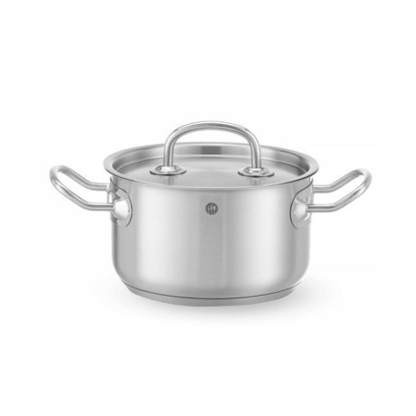 Střední hrnec s pokličkou, HENDI, Kitchen Line, 1,9L, ⌀160x(H)95mm