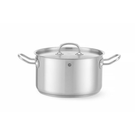 Střední hrnec s pokličkou, HENDI, Kitchen Line, 6L, ⌀240x(H)135mm