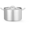 Střední hrnec s pokličkou, HENDI, Profi Line, 23,2L, ⌀360x(H)230mm
