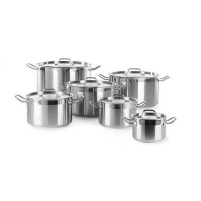 Střední hrnec s pokličkou, HENDI, Profi Line, 23,5L, ⌀360x(H)230mm