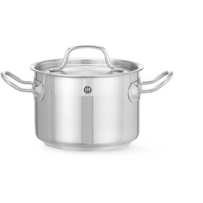 Střední hrnec s pokličkou, HENDI, Profi Line, 2L, ⌀160x(H)110mm