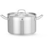 Střední hrnec s pokličkou, HENDI, Profi Line, 6,7L, ⌀240x(H)150mm