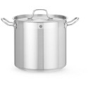 Vysoký hrnec s poklicí Profi Line, HENDI, Profi Line, 10L, ⌀240x(H)220mm