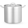 Vysoký hrnec na dušení – s poklicí, HENDI, Profi Line, 24L, ⌀320x(H)300mm