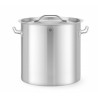 Vysoká nádoba na dušení - s víkem, HENDI, Budget Line, 21L, ⌀300x(H)300mm