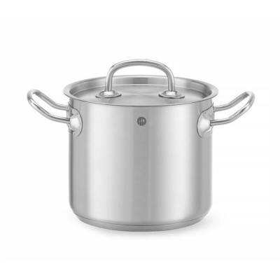 Vysoký hrnec s poklicí, HENDI, Kitchen Line, 2,8L, ⌀160x(H)140mm