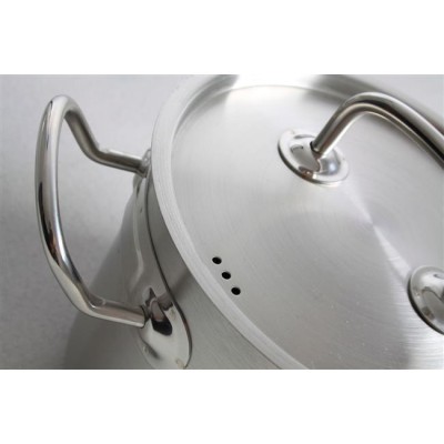 Vysoký hrnec s poklicí, HENDI, Kitchen Line, 2,8L, ⌀160x(H)140mm