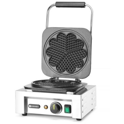 Vaflovač "Srdce", HENDI, 230V/2200W, 330x543x(H)251mm