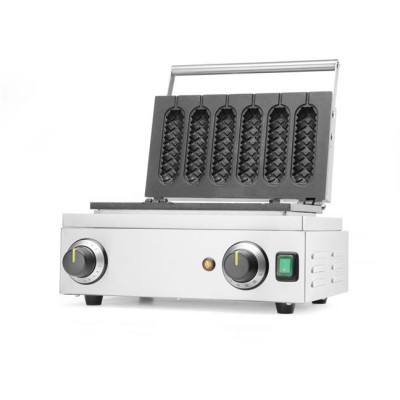 Vaflovač na kukuřičné psíky, HENDI, 230V/1550W, 390x378x(H)229mm