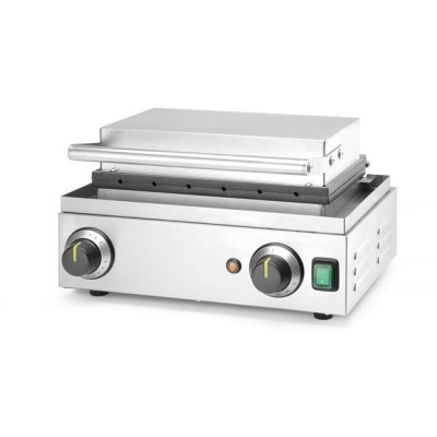 Vaflovač na kukuřičné psíky, HENDI, 230V/1550W, 390x378x(H)229mm