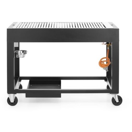 Plynový gril Tampa, HENDI, Černá, 10kW, 1260x580x(H)900mm