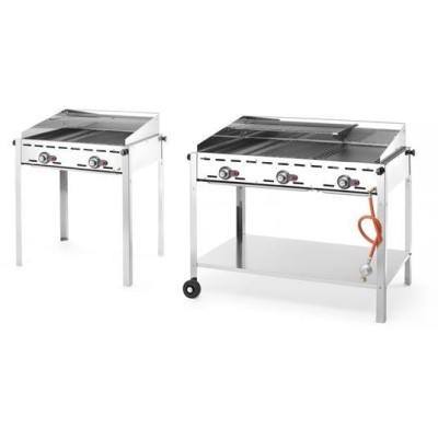 Plynový gril Green Fire 3 hořáky, HENDI, Profi Line, 17,4kW, 1078x612x(H)825mm