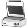 Kontaktní gril Panini, HENDI, vroubkovaná horní část, hladká spodní část, 230V/2200W, 430x375x(H)216mm