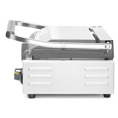 Kontaktní gril "Panini", HENDI, vroubkovaná horní část, hladká spodní část, 230V/2200W, 430x370x(H)210mm