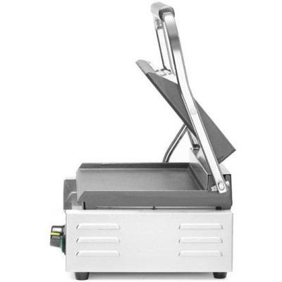 Kontaktní gril "Panini", HENDI, vroubkovaná horní část, hladká spodní část, 230V/2200W, 430x370x(H)210mm