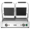 Kontaktní gril - double verze, HENDI, půlka hladká, půlka vroubkovaná, 230V/3600W, 570x375x(H)216mm
