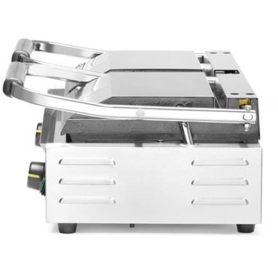 Kontaktní gril - double verze, HENDI, půlka hladká, půlka vroubkovaná, 230V/3600W, 575x430x(H)510mm