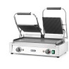 Kontaktní gril - double verze, HENDI, vroubkovaná horní, hladká spodní část, 230V/3600W, 570x375x(H)216mm