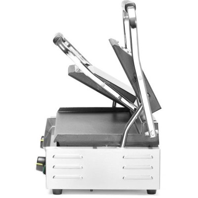 Kontaktní gril - double verze, HENDI, vroubkovaná horní, hladká spodní část, 230V/3600W, 570x395x(H)510mm