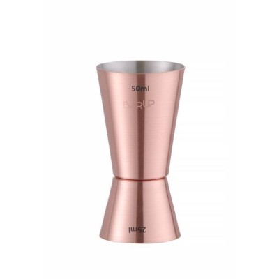 Barová odměrka 25/50 ml, BarUp, Měděná, ⌀42x(H)86mm