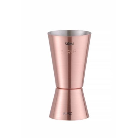 Barová odměrka 25/50 ml, BarUp, Měděná, ⌀42x(H)86mm